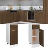 VidaXL Chest of Drawers "Lyon" Brown Oak 30 X 46 X 81.5 Cm Engineered Wood 815569
