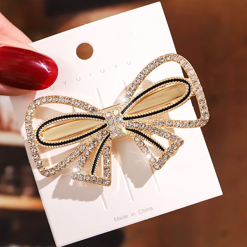 Elegant Rhinestone Hairpins Women Girls Pearl Hair Clips Pins Barrettes Accessories BB Hairclip Hairgrip Headdress