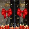 PVC Window Sticker Santa Claus Glass Sticker Fashion Xmas Decal  Shopping Mall