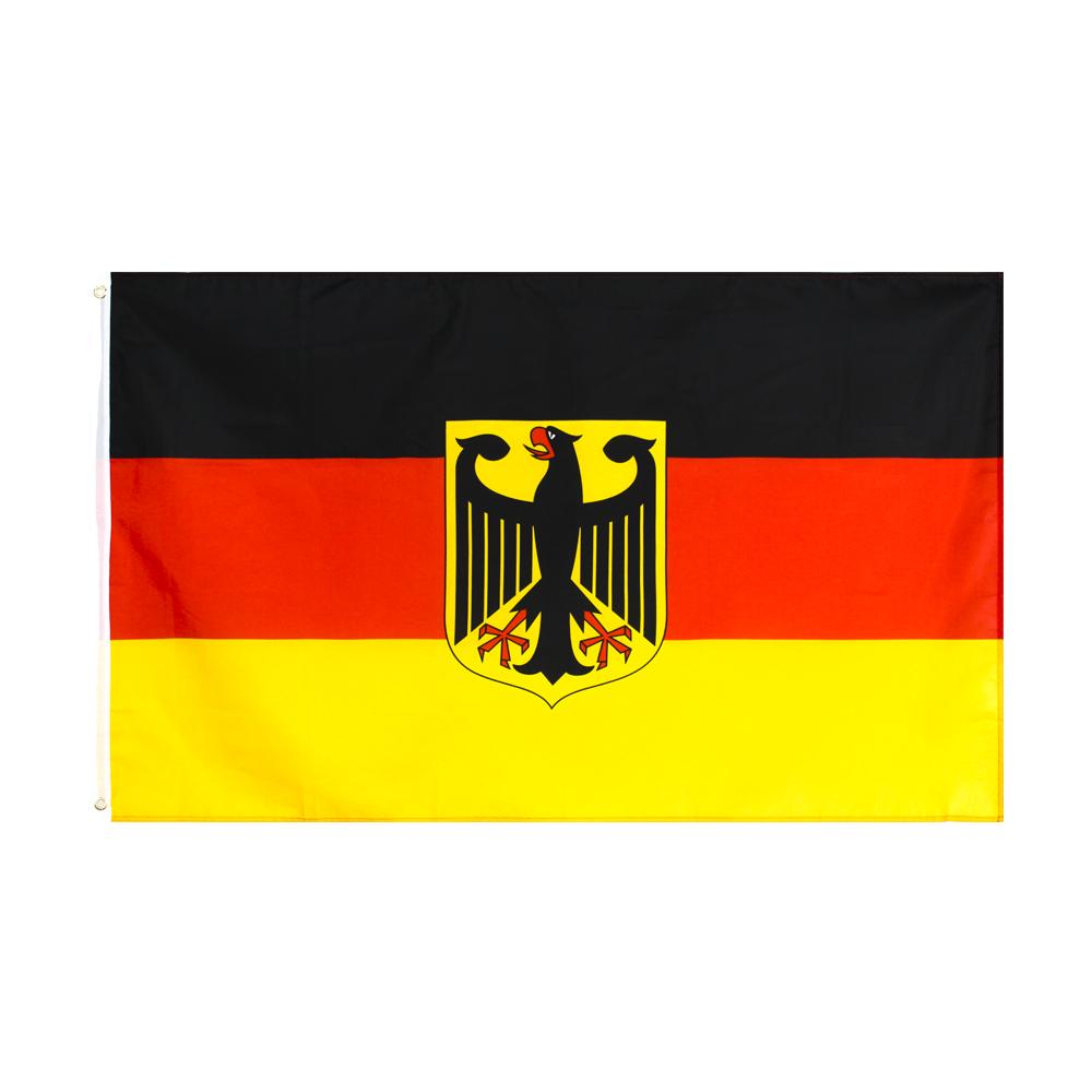 90x150cm Afd Alternative Ger Deutschland Flagge Polyester Bedruckt Haus Oder Außen Dekoration Banner Wandteppich 74x94cm(29x37in) yellow