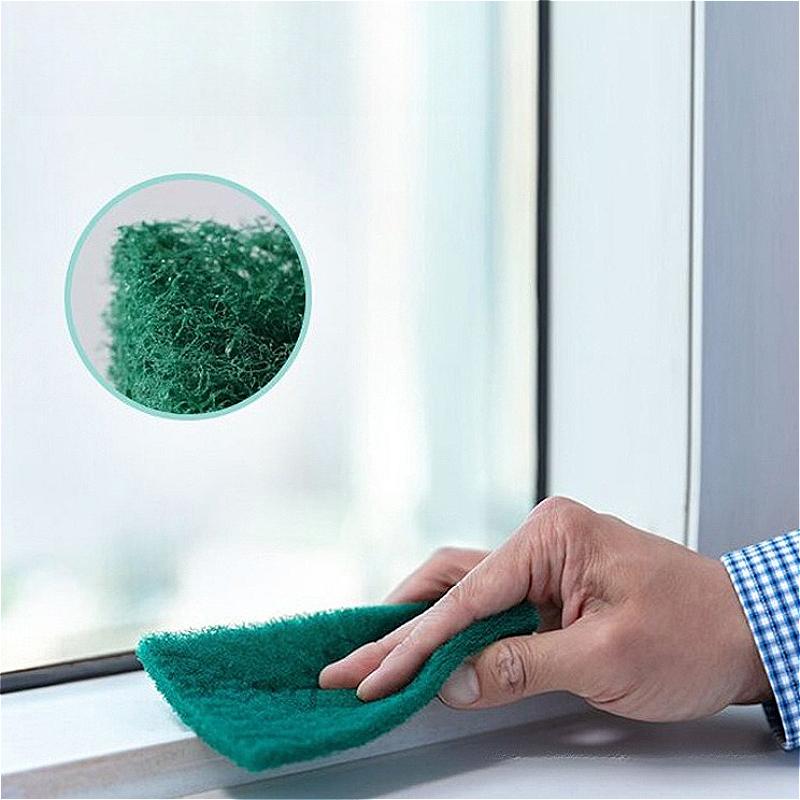 10pcs Cleaning Cloth Scrub Pads Kitchen Oil Removal Dishwashing Pads Scratch Free Multipurpose Reusable Cleaning Dishrag Cloth