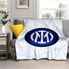 Inter Milan Football Club Logo Blanket Camping Trip Home Decor Digital Printing Outdoor Plush Blanket Bedroom