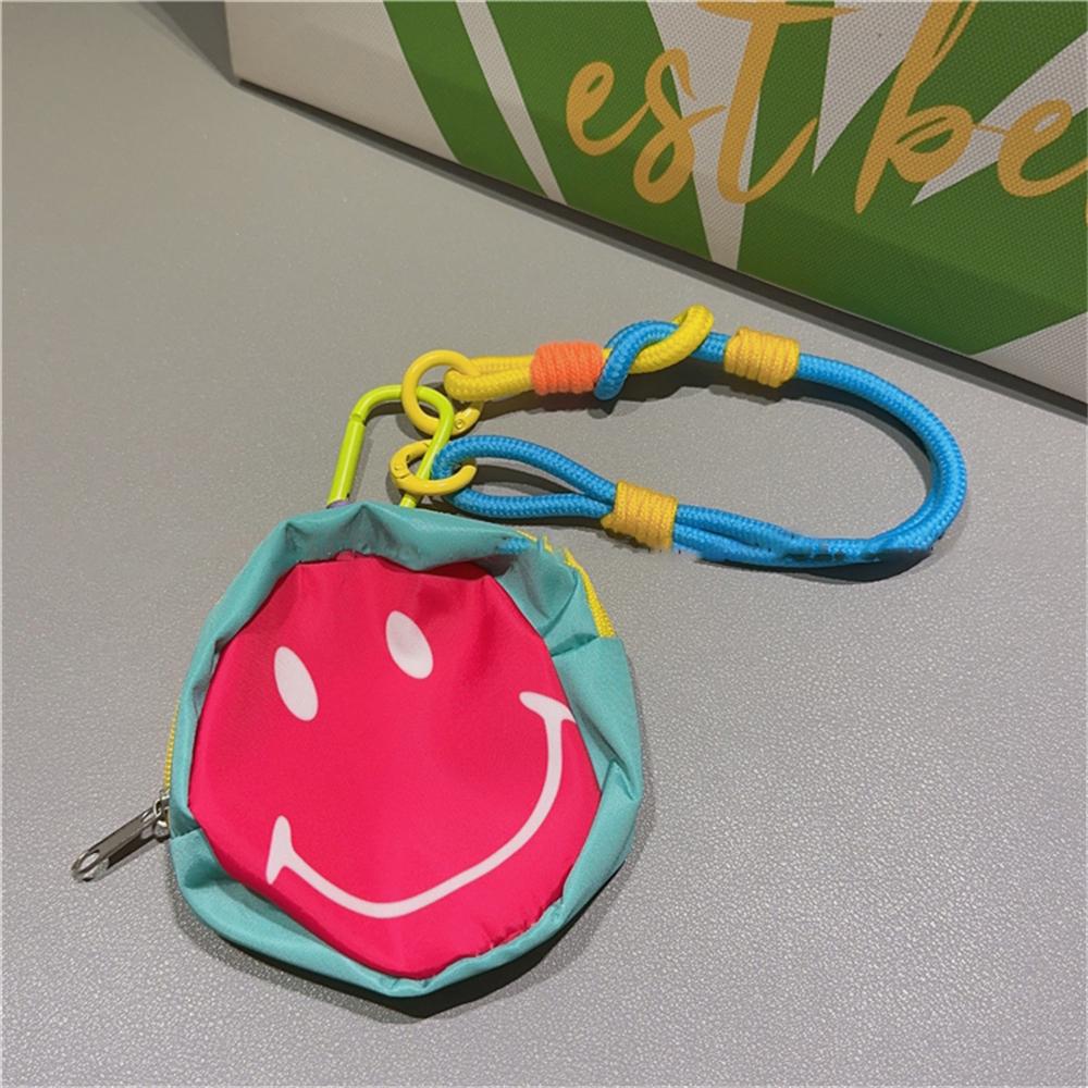 Korean Cute Cartoon Funny Triangle Coin Purse Phone Short Lanyard Strap Phone Bracelet Anti-Lost Lanyard Jewelry Girl Woman