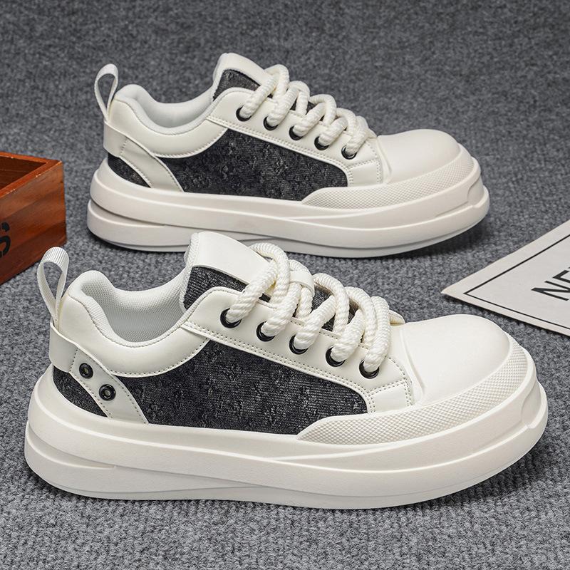 Shoes spring new simple and lightweight casual board shoes platform sports shoes ugly cute big head shoes
