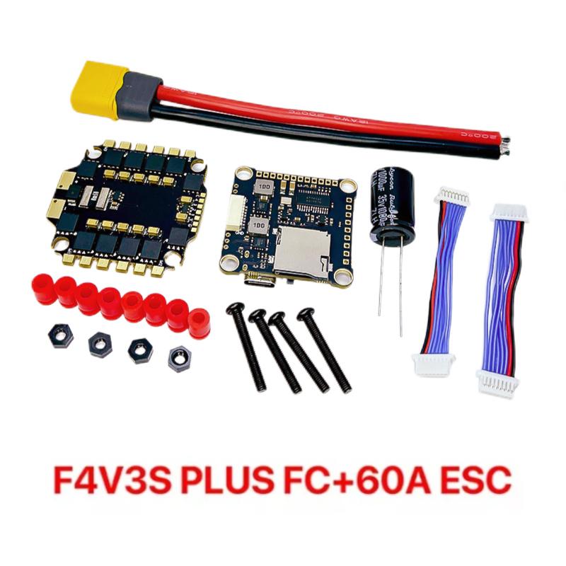 Mark4 V2 10inch FPV Frame Combo Set F405 V3S FC 60A 4-in-1 ESC 3115 900KV Motor Propeller ELRS for RC FPV Freestyle Racing Drone