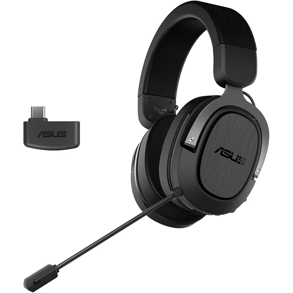 ASUSTek TUF Gaming H3 Wireless Headset 2.4GHz, Type-C, Lightweight for PS5/PS4/PC/Switch/Smartphone