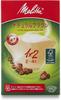 Melitta Coffee Filter Paper for 2~4 Cups Aroma Magic FSC Mix 1×2 Natural Brown 100 Sheets PA 1×2G NB