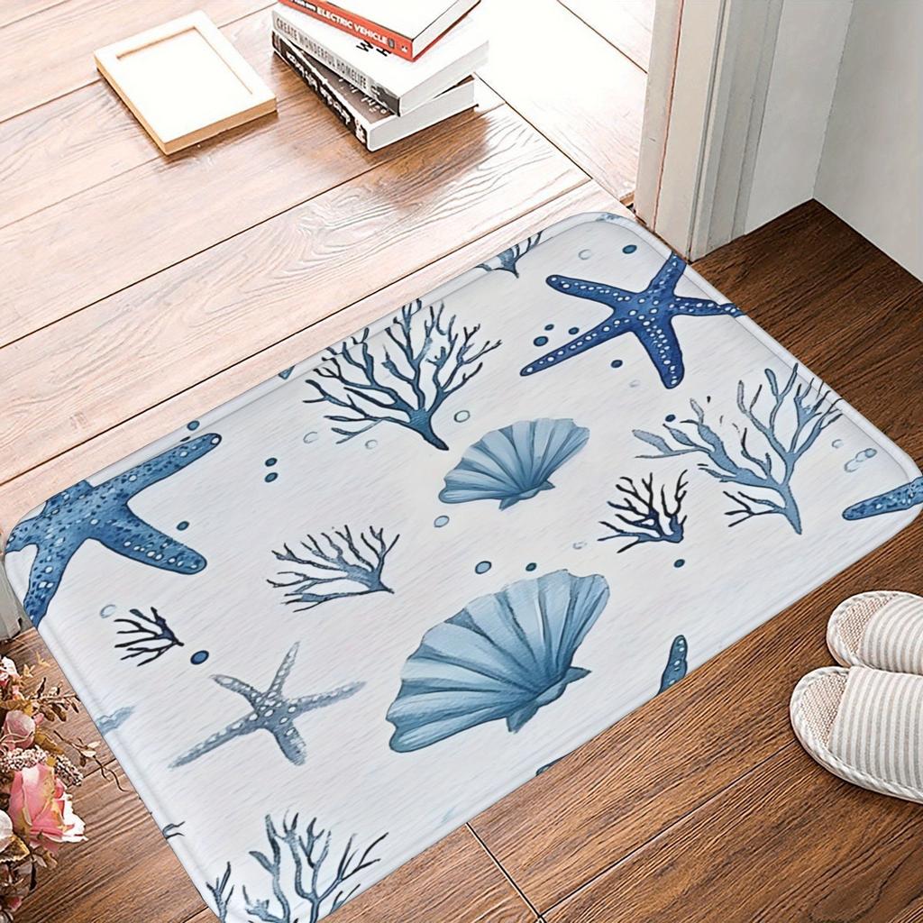 1PC Fantasy Forest Kitchen Rug Non-Slip Door Mat Pop Design Bathroom Rug Bath Mat Carpet for Home Sink Laundry Decoreeree