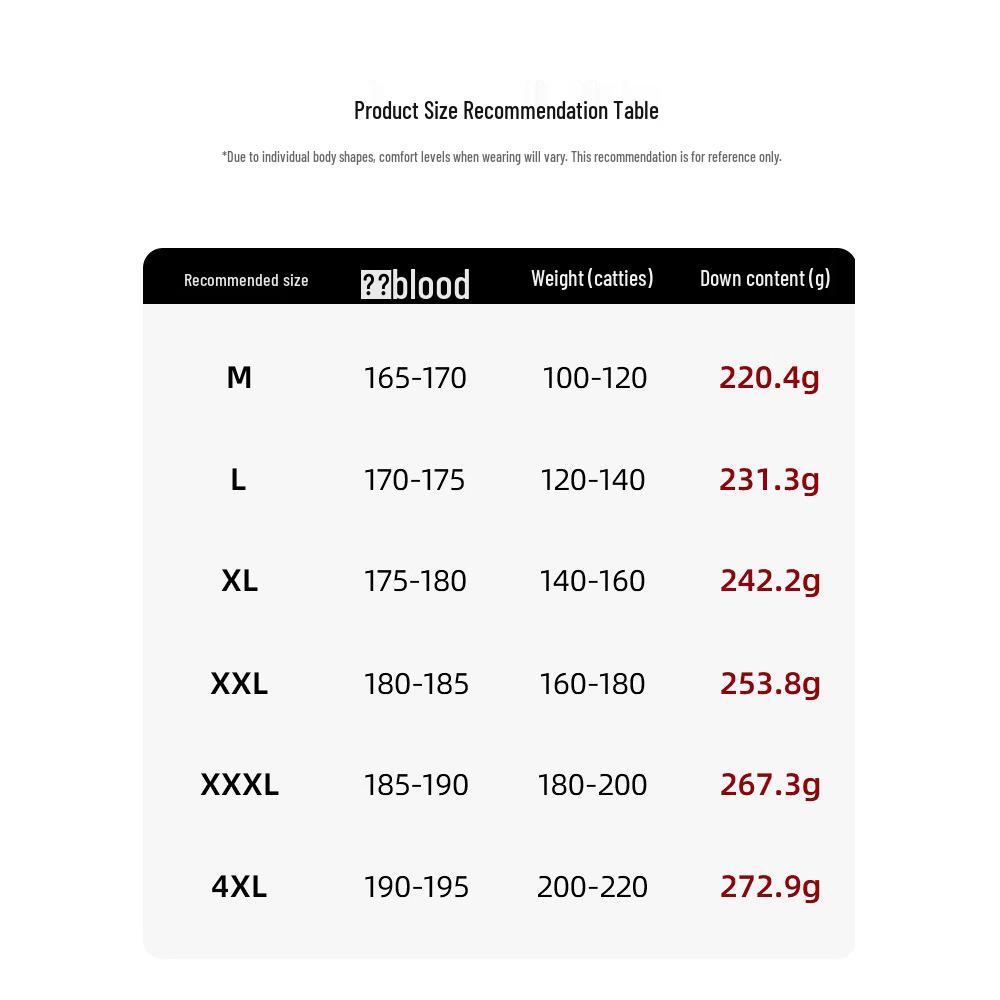 Men's Black Winter Down Puffer Jacket - Thick, Warm, Stand Collar, Casual Loose Fit, Trendy Youth Style