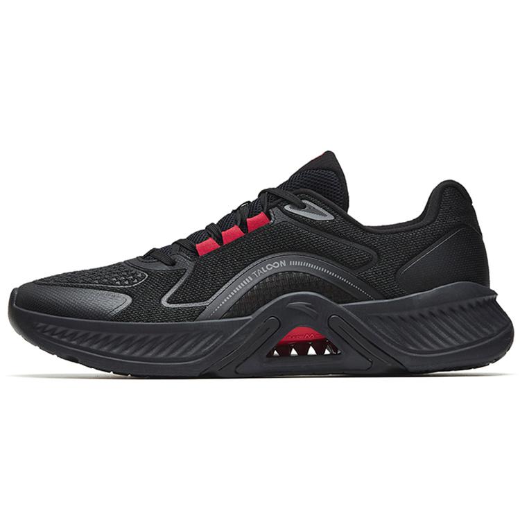 New Anta Low Top Training Shoes Men's Black Red 112247789-6