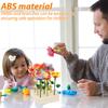 Handgemachtes DIY Simulations-Bouquet-Set Prägemaschine Spielzeug DIY Blumen-Bastelset Eltern-Kind Interaktives Puzzlespielzeug Mädchengeschenke