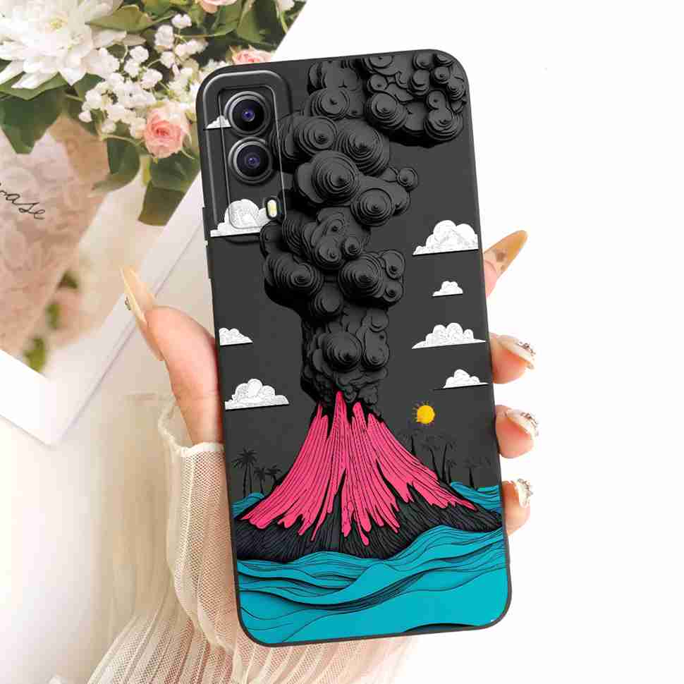 For Vivo Y53s 5G V2111A Case Printed Popular Cartoon Animals Silicone Back Cover For Vivo Y 53S 5G V2058 6.58" Phone Cases Capa