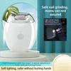 2 IN 1 Electric Nail Clipper Cutter With LED Light Automatic Nail Grinder Trimmer For Baby Adult Mini Manicure Tools Nail Care