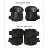 Protective Gear 4Pcs Knee Pads Elbow Pads For Cycling Mountaineering Hiking Outdoor-use Sports Protection Outdoor-use Tactical