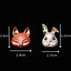 10Pcs Cute Dripping Rabbit Fox Without C Buckle DIY Hair Accessories Shoes and Clothing Alloy Accessories