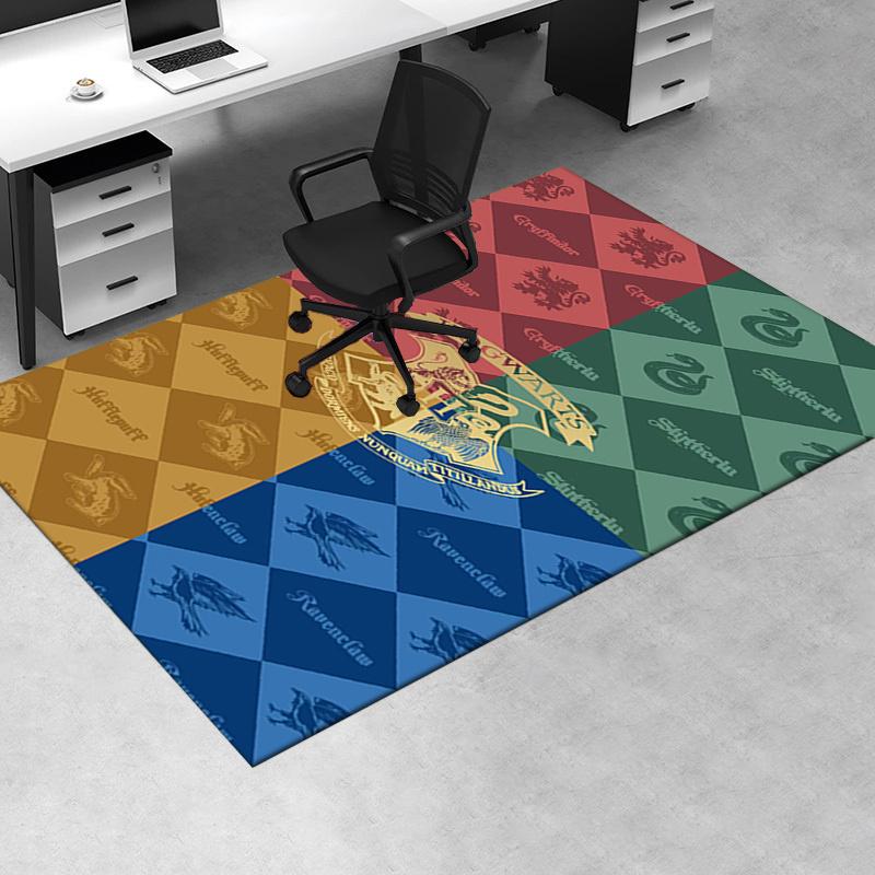 

Hogwarts House Crests Fabric Panel - Harry Potter Inspired Material for Crafting , Sewing , or Wall Decor (45x54 inches) Office Mat Home Dec 60cm by 90cm