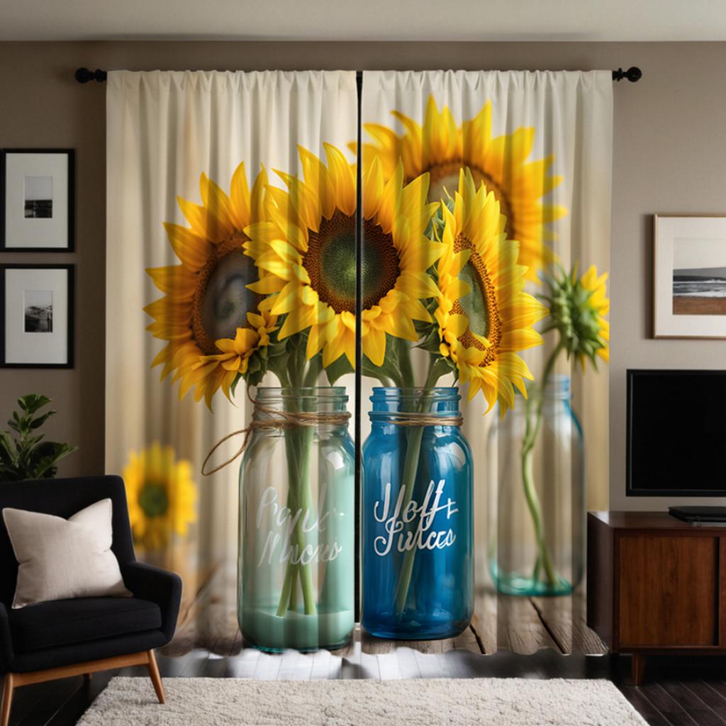 2-piece HD Digital Burgundy Color System Luxury Festive Curtains Home Decorating Style Decoration Living Room Bedroom Through Th