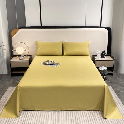 Baumwoll-Bettlaken für Doppelbett Einfarbig Uni Oberlaken Einzel-/Queen-/King-Flachlaken Heim-Bettwäsche-Laken