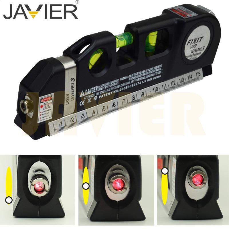 JAVIER Multi-Function Laser Tape Measure with Cross Line Level