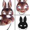 Dierenmasker 3D Realistisch Halve Gezicht Masker Halloween Carnaval Maskerade Verjaardagsfeest Spel Cosplay Kostuum Accessoires Rekwisieten