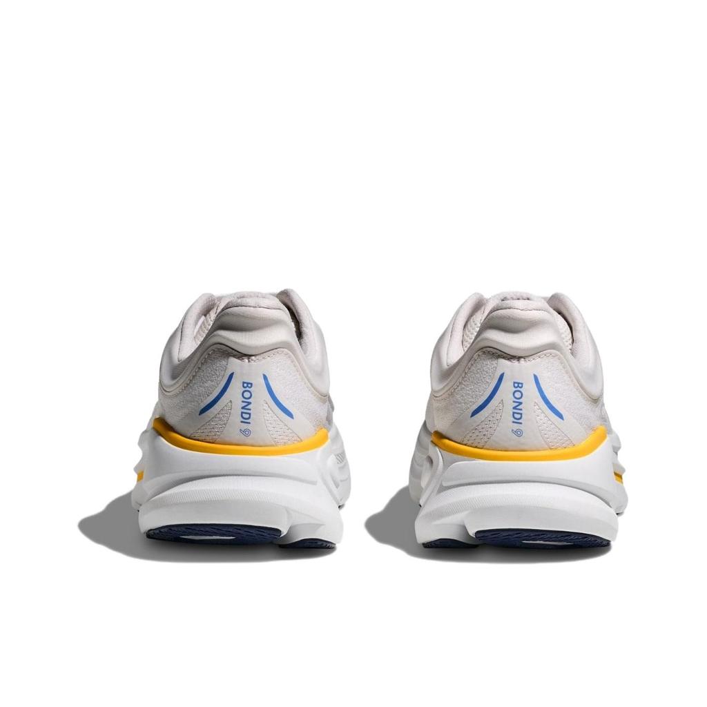HOKA Bondi 9 White Grout Men Sneakers 1162011-WGRT