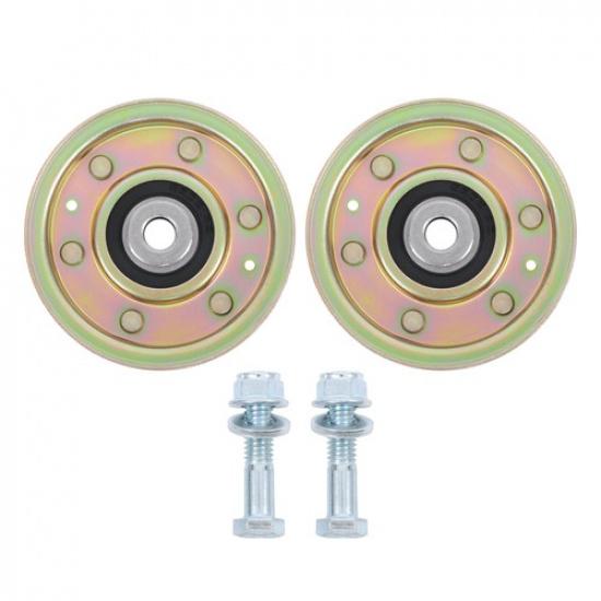

2 Pack Flat Idler Pulley For MTD Fits Cub Cadet 756-04224 756-0981 756-0981AR