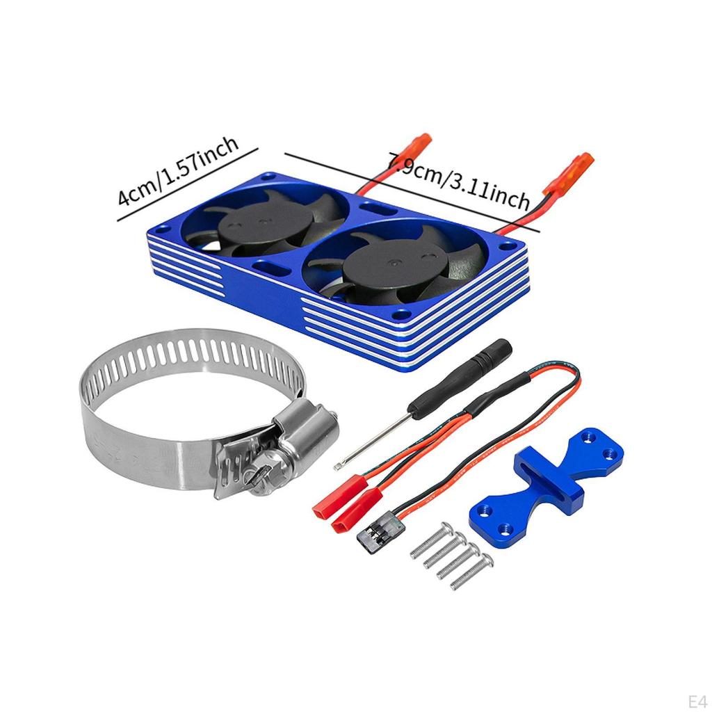 Metal RC Motor Heat Sink Kit 22000RPM for 4284 4985 Motors Accessories Adjustable Easily Install