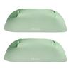 2Pcs Pet Food Mats Waterproof Non Slip Cat Meal Mat Faux Leather Pet