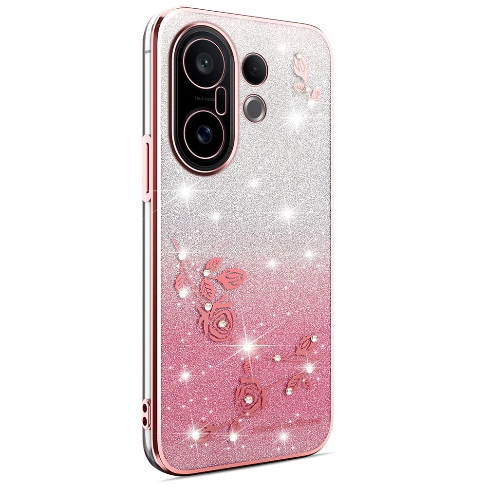 KADEM For Vivo S30 Pro Mini 5G Case Flower TPU Flexible Gradient Phone Cover