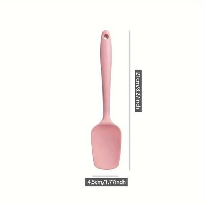 4pcs Cream Spatula and Mixing Spoon Set Kitchen Cooking Mixing Baking Spatula, Suitable for Non-stick Cookware
