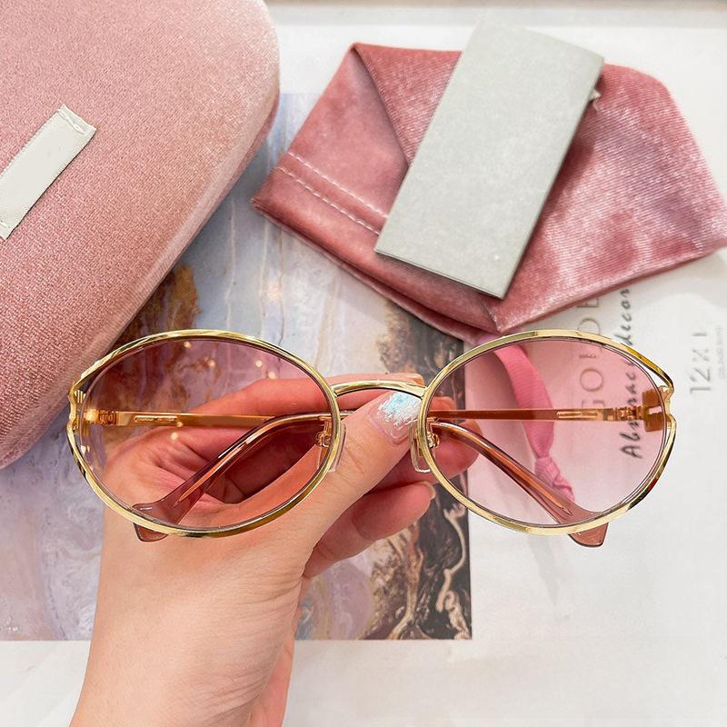 

Солнцезащитные очки Retro Oval UV400 - Трендовая европейская и американская мода для мужчин и женщин