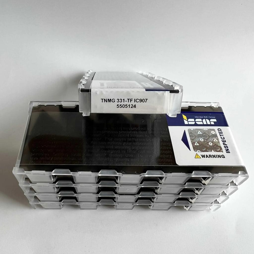 ISCAR / TNMG160404-TF IC907   Industrial indexable carbide inserts 10 Pcs