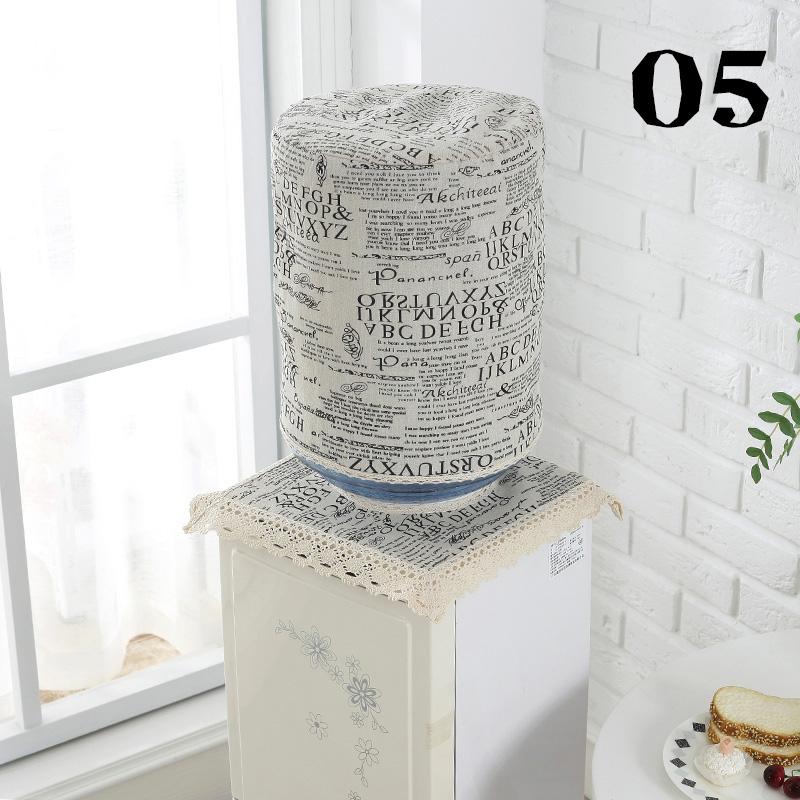 Pastoral Style Water Dispenser Cover Water Bucket Sleeve Furniture Protector Dust Cover Removable Reusable Water Bottle Cover