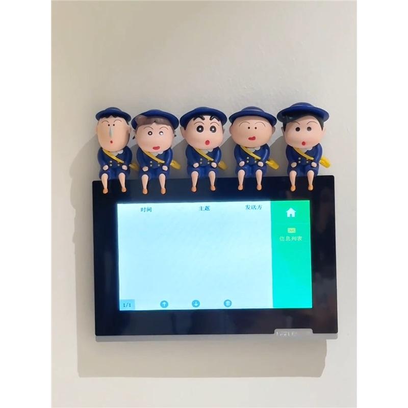 New Crayon Shinchan Cartoon Anime Action Figure Kawaii Desktop Decoration Model Doll Creative Collectible Toy Kids Girls Gifts