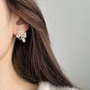 Elegant Zircon Butterfly Earrings for Women - High-End, Versatile Design for a Face-Slimming Look.
