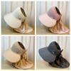 Adjustable Brim Sun Hat Women Summer Outdoor Riding Neck Guard Fisherman Hat