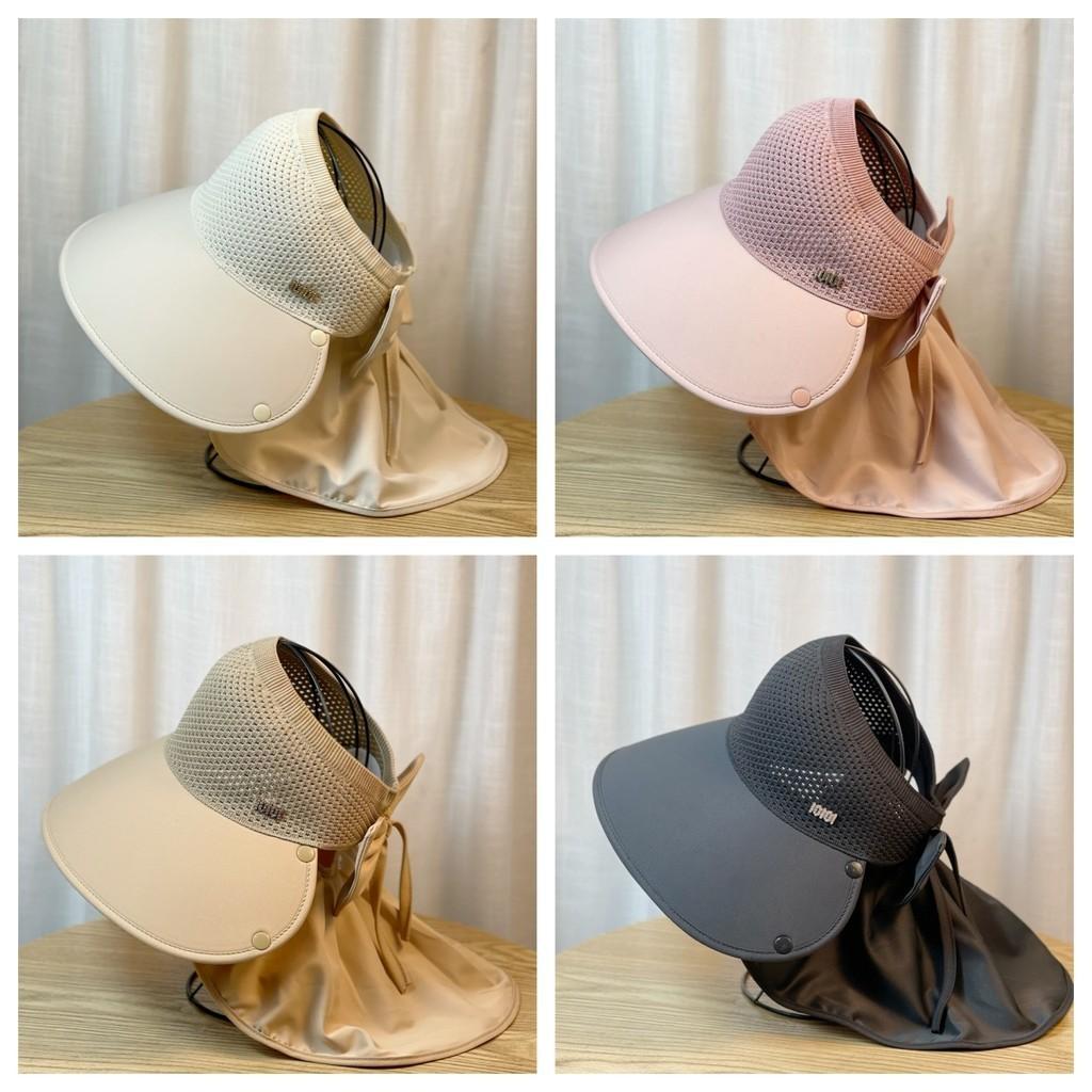 Adjustable Brim Sun Hat Women Summer Outdoor Riding Neck Guard Fisherman Hat