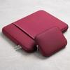 Housse Ordinateur 14" avec Poche Frontale et Pochette pour MacBook HP Surface Pro - Bordeaux