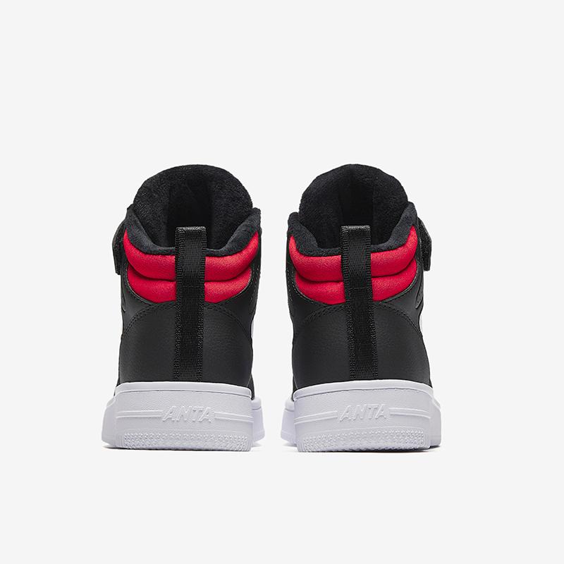 Anta Kids Synthetic Leather Outdoor Series Fleece Lightweight Shock Absorbing Warm High-Top Kids Skate Shoes Kids Skate Shoes A12446939-1
