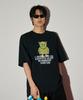 Lujeoseukeulleob Yeti Graphic Short Sleeve T-Shirt Black