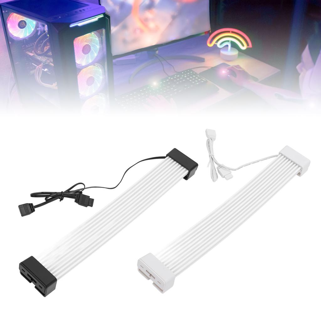 8Pin to 2x8Pin Connection Cable 5V ARGB Sync Cable 260mm Motherboard Graphics Card Neon Cable with W