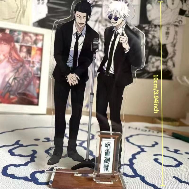 Neuer Anime Jujutsu Kaisen Acryl-Ständer Ryomen Sukuna Geto Suguru Satoru Gojo Fushiguro Megumi Acryl-Schreibtischdekorationen