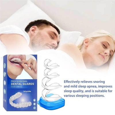 Boquilla Antirronquidos Protector Bucal de Silicona Antironquidos Bruxismo Ayuda para Dormir Protector de Apnea Dientes Dispositivo para Roncar Detener Ronquidos Oral