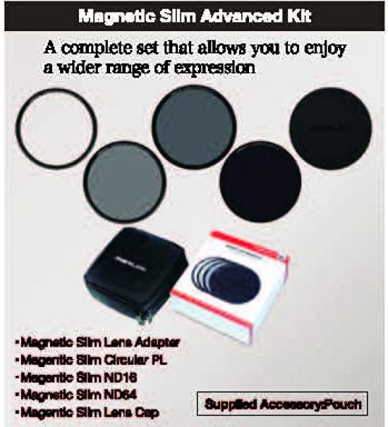 Marumi 82mm Magnetic Slim Advanced Filter ND Set MC Optical Glass CPL ND16 ND64 Lens Cap Case Adapter 82 &
