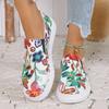 Fashion 2024 High Quality Ladies Shoes Plus Size Women's Flats Fashion Printing Casual Flat Shoes New Round Toe Flat Low Heels Zapatos