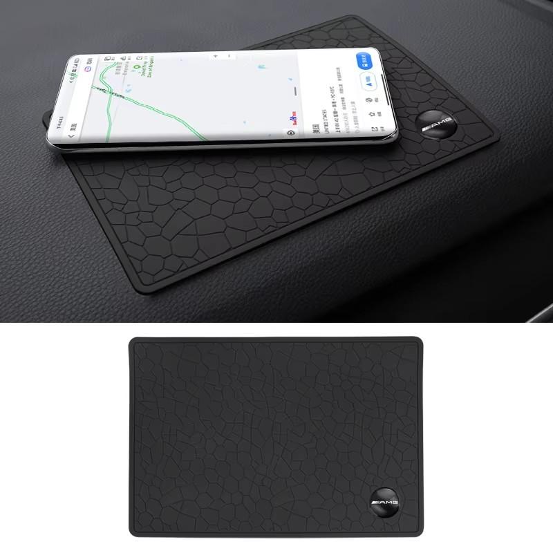 FA011PCS Car Dashboard Phone Non Slip Mat For Mercedes Benz B/C/E/S Class GLC GLE Anti Slip Gel Pad Interior Mouldings LWFHD-354