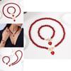 Heart Shaped Pearl Necklace And Bracelet Set For Women With Handcrafted Design For Fashionable Office Wear