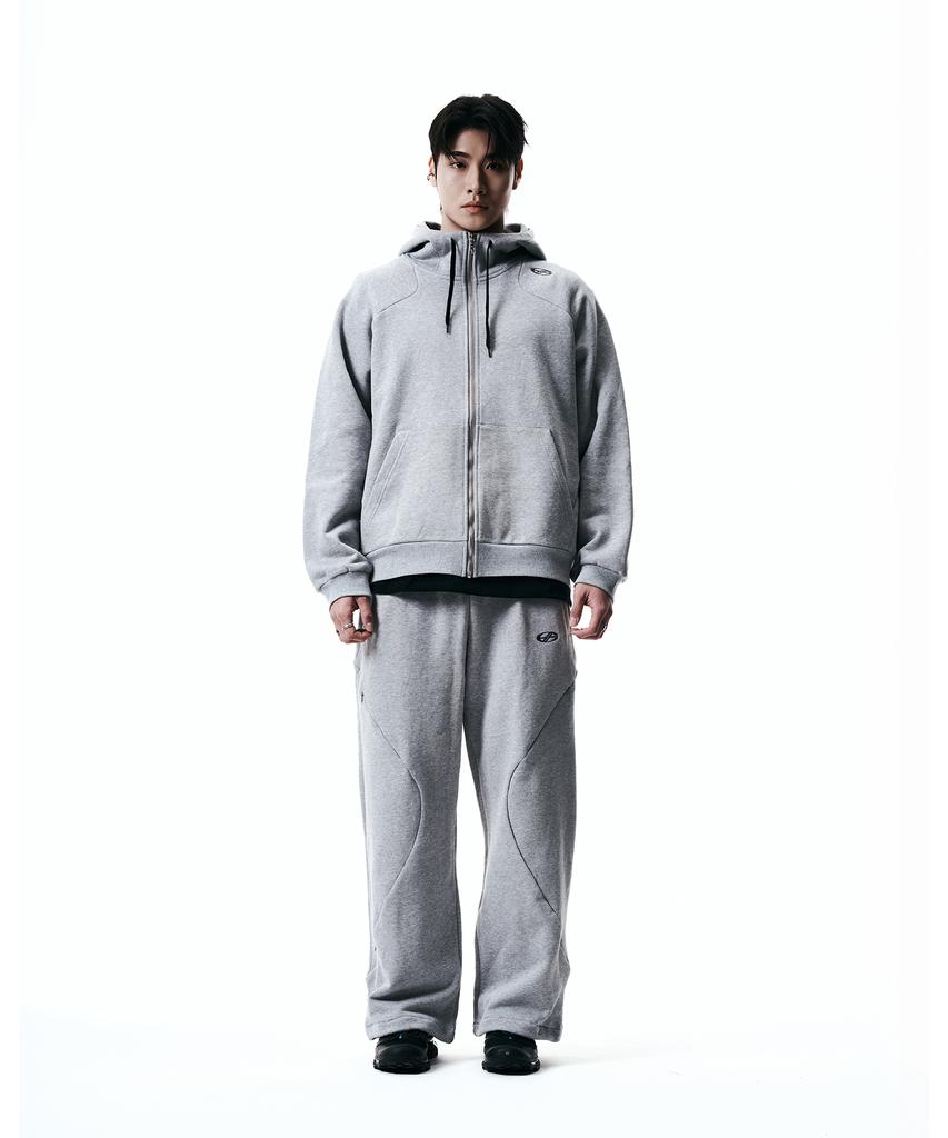 Hyunfit Unity Hoodie Zip-Up-[Gray]