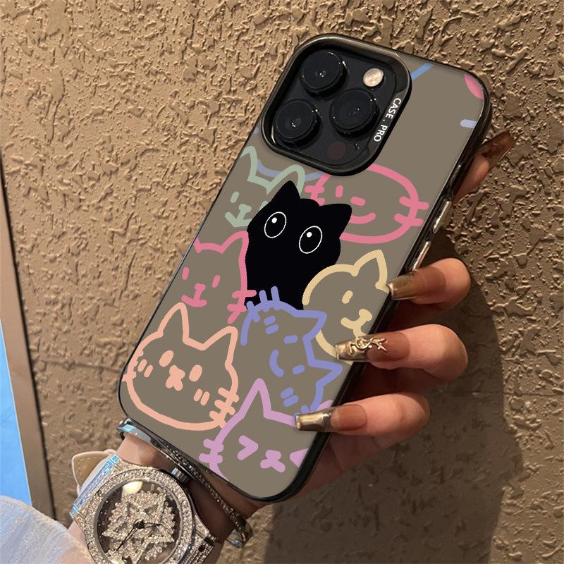 Kitten iPhone 18 Creative 14 Pro Phone Case iPhone 13 Case 12 New 11 Cartoon XS Max Drop-Proof Cute