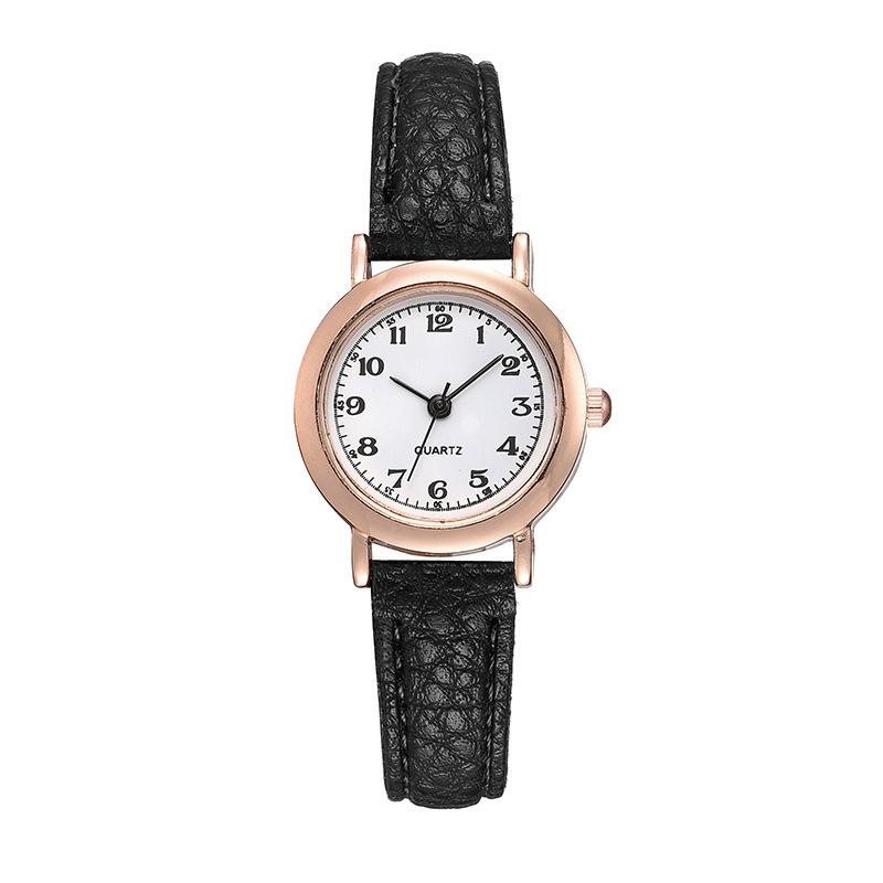 ins super fire academy style watch female thin belt small dial student exam, simple temperament literary belt small